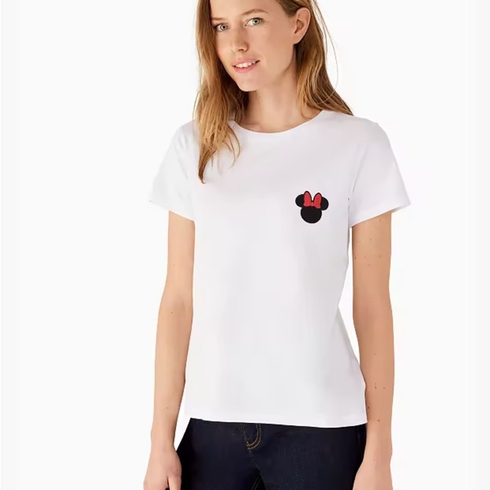 NWOT Kate Spade | Disney Minnie Patch Tee | Size XS